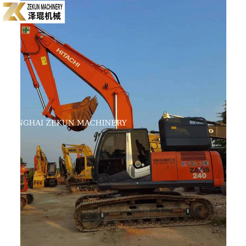 24 tonnes d'excavatrice utilisée Hitachi ZX240 soupape hydraulique originale 132KW ZX60 ZX70 ZX120