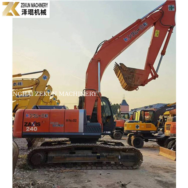 24 tonnes d'excavatrice utilisée Hitachi ZX240 soupape hydraulique originale 132KW ZX60 ZX70 ZX120