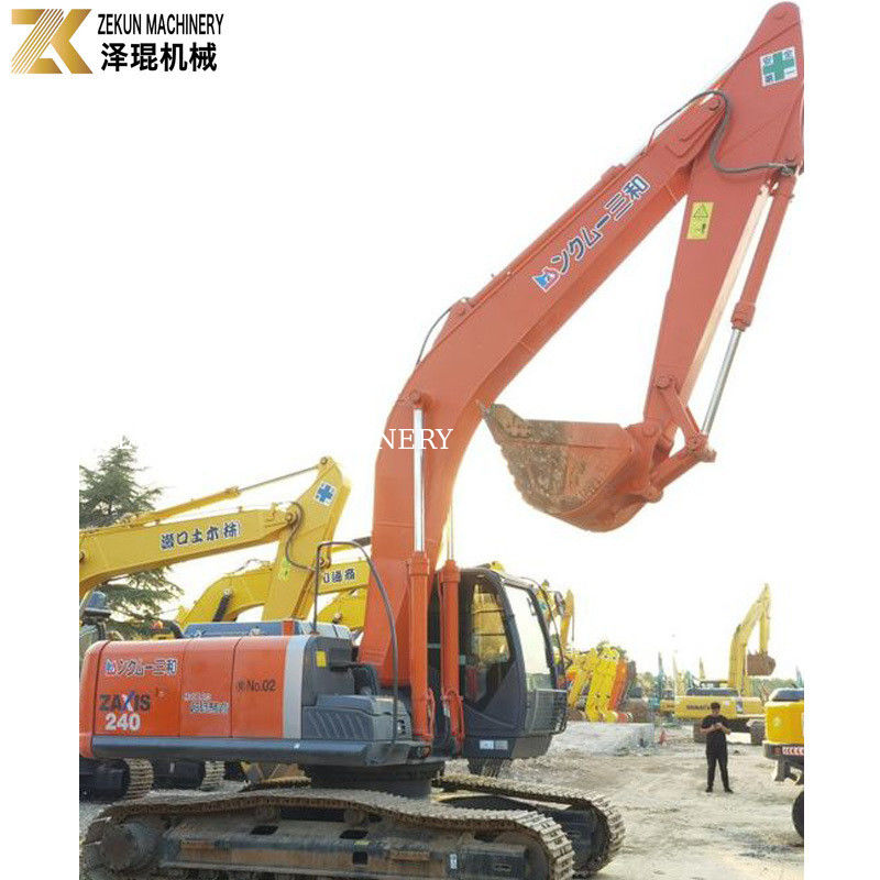 24 tonnes d'excavatrice utilisée Hitachi ZX240 soupape hydraulique originale 132KW ZX60 ZX70 ZX120