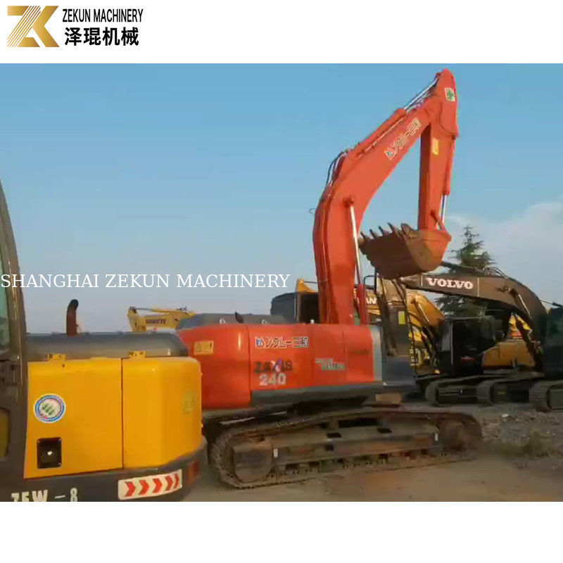 24 tonnes d'excavatrice utilisée Hitachi ZX240 soupape hydraulique originale 132KW ZX60 ZX70 ZX120
