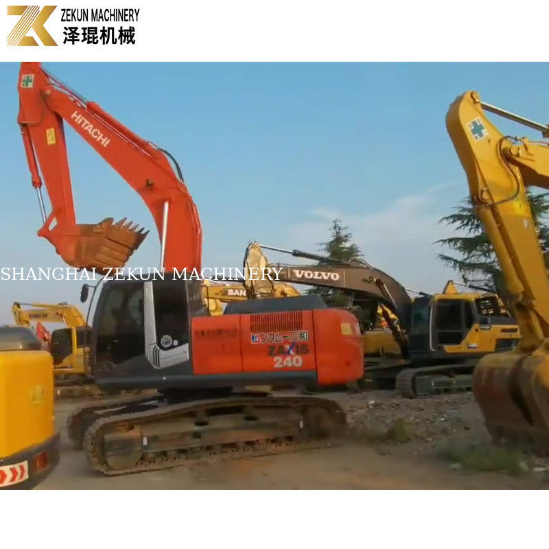 24 tonnes d'excavatrice utilisée Hitachi ZX240 soupape hydraulique originale 132KW ZX60 ZX70 ZX120
