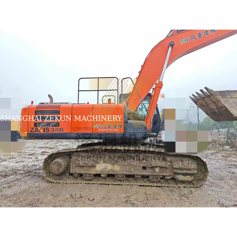1.5 CBM Bucket Used Hitachi ZX350 ZX330-3 ZX350-3 ZX350H Excavateur avec moteur ISUZU