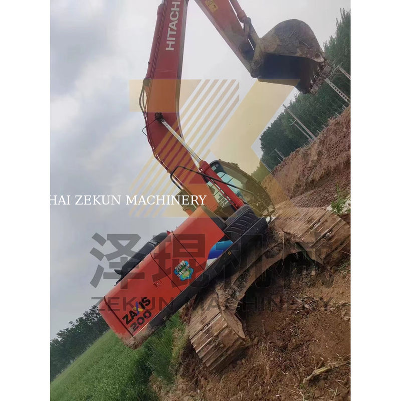 4475 Heures de travail utilisées Hitachi ZX200 ZX200-3 ZX200-6 Excavateur à rampe pour la construction
