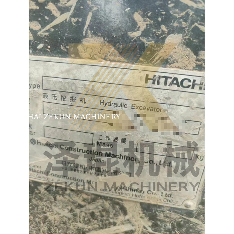 4475 Heures de travail utilisées Hitachi ZX200 ZX200-3 ZX200-6 Excavateur à rampe pour la construction