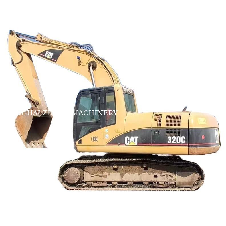 Système entièrement hydraulique utilisé CAT320C Excavateur haute puissance de creusement pour votre entreprise
