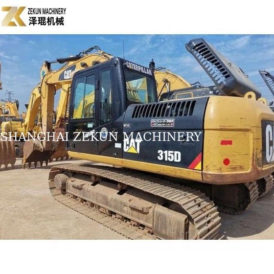 Excavatrice d'occasion de 15 tonnes Caterpillar 315D avec vanne hydraulique CAT et pompe hydraulique