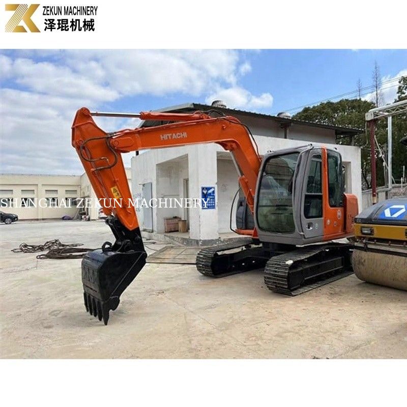 Excavateur Hitachi ZX70 d'occasion avec pompe hydraulique d'origine et 2001-4000 heures de travail