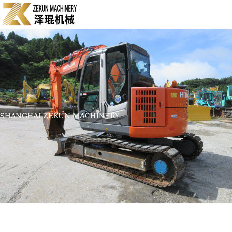 Japonais Hitachi Hitachi70 US Mini-excavatrice à bras long 0,33 m3 Capacité de seau 40,5 kW
