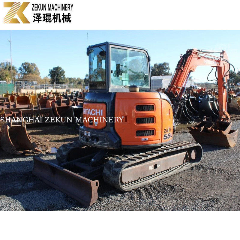 Excavateur de type mobile de type rampant Hitachi ZX55-5A avec une capacité de seau de 0,19 m3
