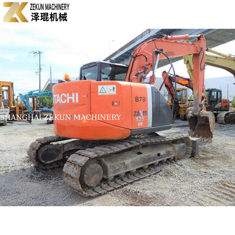 Excavateur original japonais Hitachi ZX135US avec pompe hydraulique originale et rampant