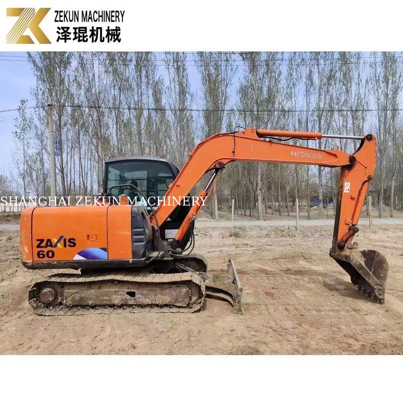 Excavateur manuel Hitachi ZX60 Excavateur à rampe 0,22m3 Capacité de seau 2013 Année