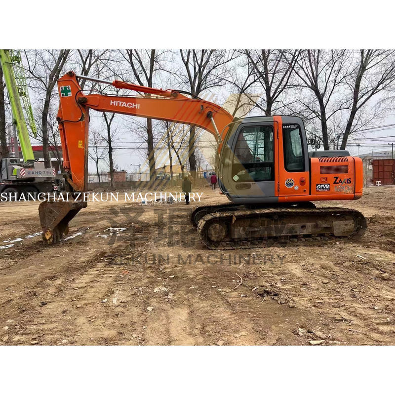 4001-6000 Heures de travail Hitachi ZX120-6 mini-pelée d'occasion avec moteur ISUZU