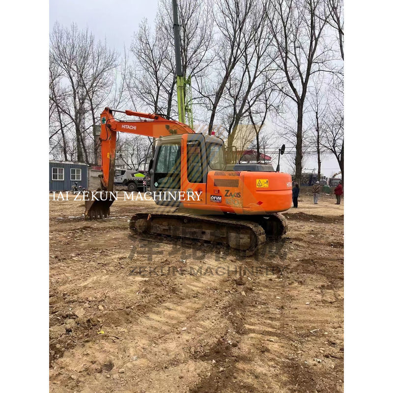 4001-6000 Heures de travail Hitachi ZX120-6 mini-pelée d'occasion avec moteur ISUZU