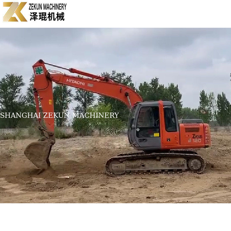 2012 Hitachi 120-2 Excavateur pièces d'origine et voie en caoutchouc pour le creusement