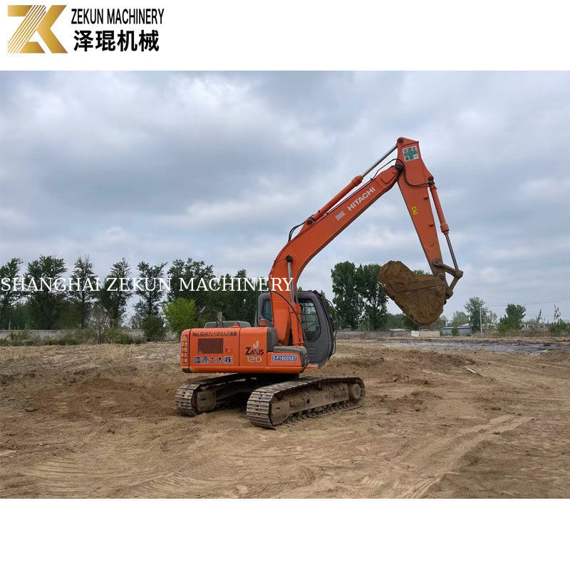 2012 Hitachi 120-2 Excavateur pièces d'origine et voie en caoutchouc pour le creusement