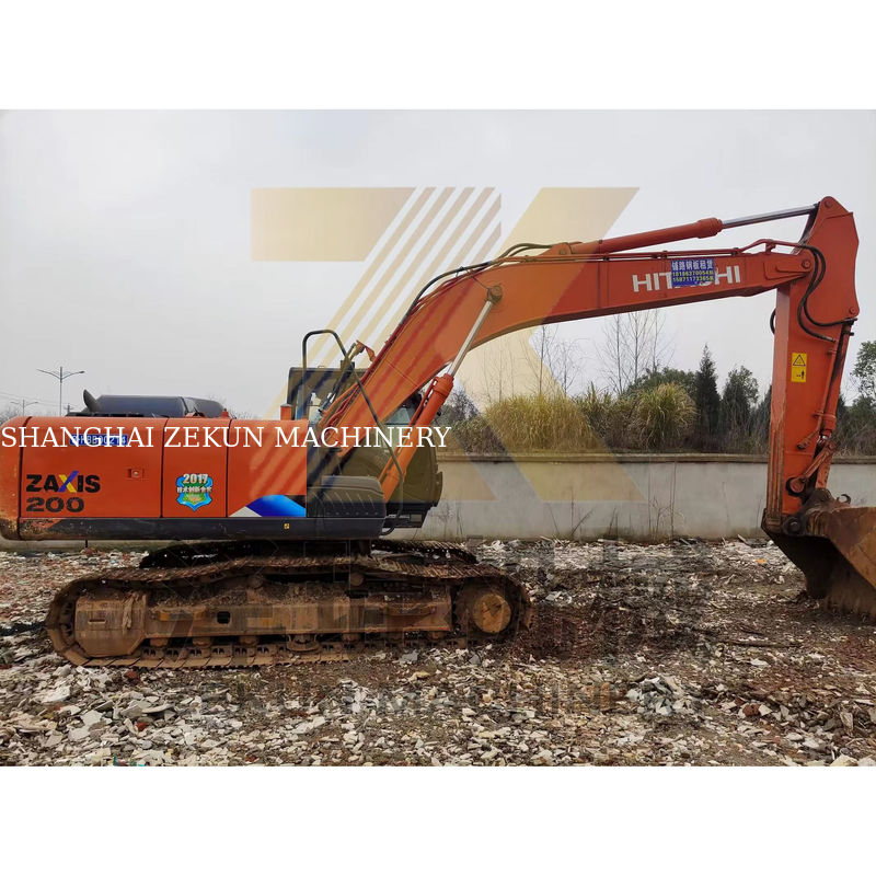 Excavateur Hitachi ZX200-5 d'occasion 20 tonnes originales du Japon pour vos besoins de construction