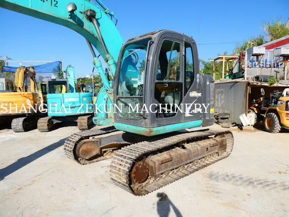 Excavateur japonais Kobeclo SK125SR Excavateur à chenille d'occasion 13 JP avec capacité de seau 0,45