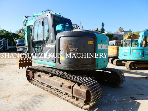 Excavateur japonais Kobeclo SK125SR Excavateur à chenille d'occasion 13 JP avec capacité de seau 0,45