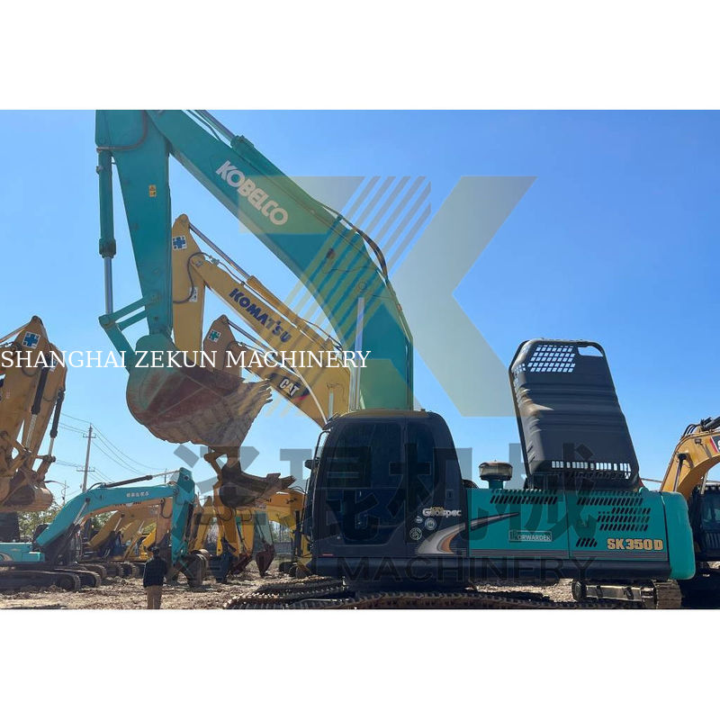 Excavateur Kobelco SK350-8 ZX360-3 haut de gamme avec moteur HINO 35000 KG Poids de la machine