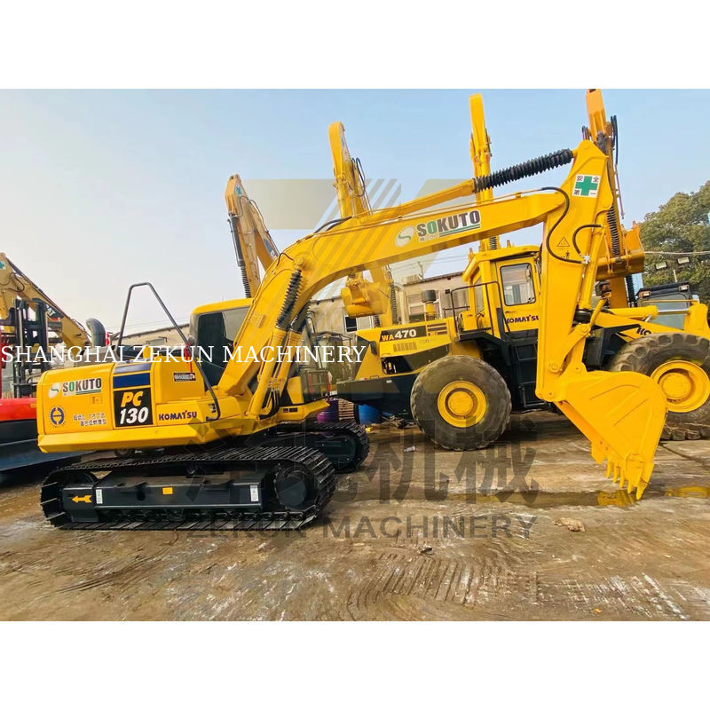 Excavateur de 13 tonnes d'occasion Komatsu PC130-7 Excavateur à Shanghai Ventilateur hydraulique Autre