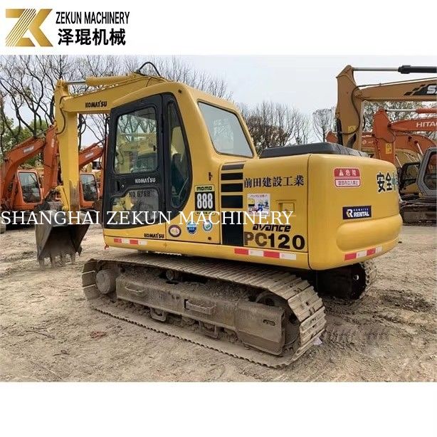 Le prix est abordable 63kw Komatsu PC120-6 Excavateur à rampe 120 6 8 pour l'agriculture