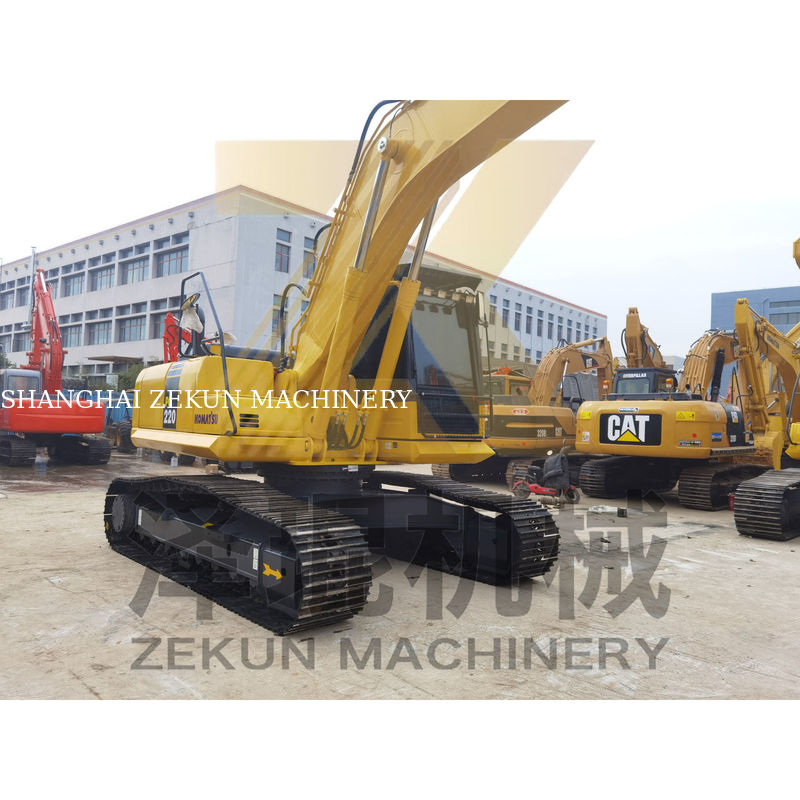 Excavatrice utilisée de 22 tonnes Komatsu 220 PC220 d'une capacité de seau de 1 M3 et de 1050 heures de travail