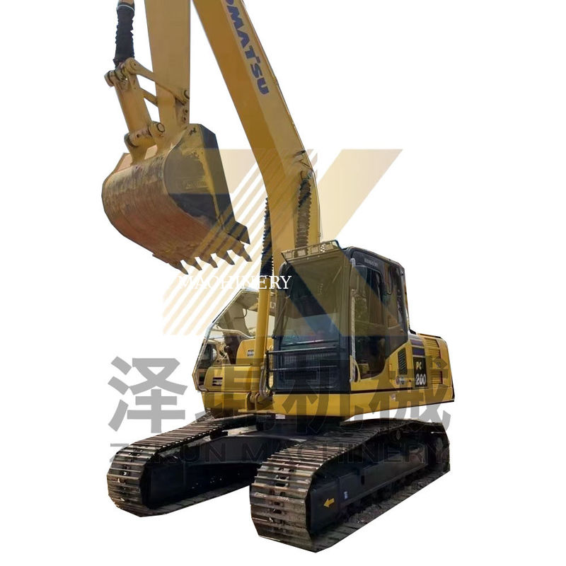 Utilisée Komatsu PC200-8 PC200 Excavator Machine de déplacement de terre avec une capacité de seau de 0,8m3