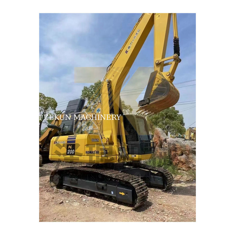 Utilisée Komatsu PC200-8 PC200 Excavator Machine de déplacement de terre avec une capacité de seau de 0,8m3