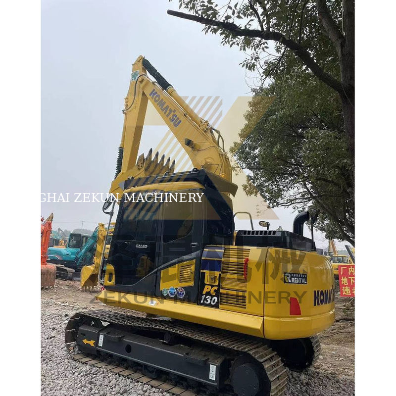 2020 Utilisé Komatsu PC130-7 Excavatrice hydraulique 13 tonnes Mini Excavatrice 0,53M3 Capacité de seau
