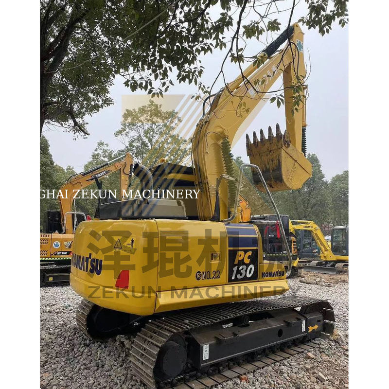2020 Utilisé Komatsu PC130-7 Excavatrice hydraulique 13 tonnes Mini Excavatrice 0,53M3 Capacité de seau