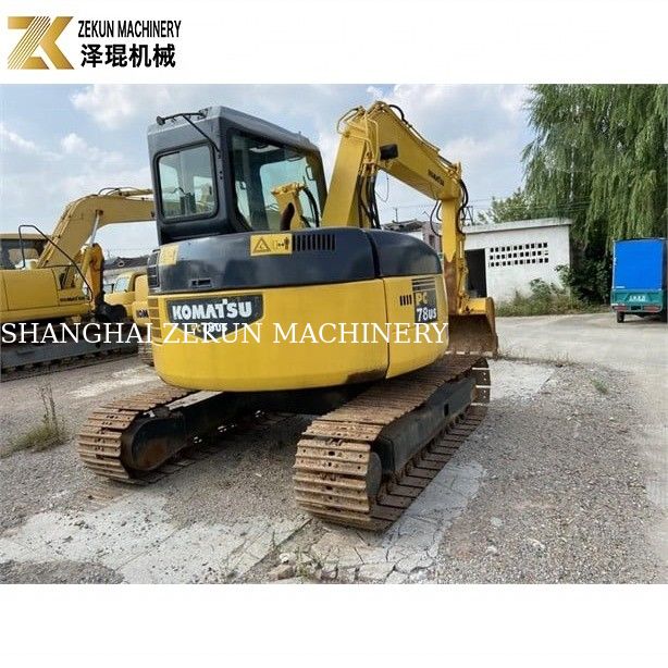 Mini-équipement de construction Excavateur à chenille 7 tonnes Komatsu PC78 PC78US-6 pour le creusement