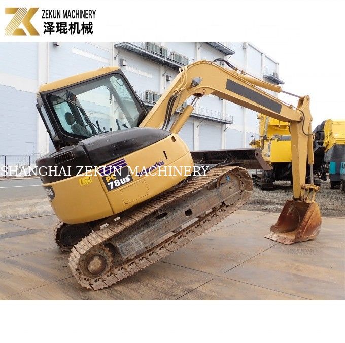 7 tonnes Japon Mini utilisé Komatsu PC78US Excavateur PC78 US Année Machine Poids 7630 KG