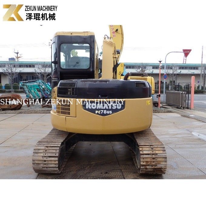 7 tonnes Japon Mini utilisé Komatsu PC78US Excavateur PC78 US Année Machine Poids 7630 KG
