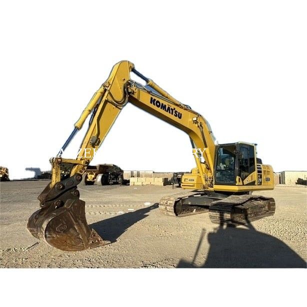 Excavatrice à rouleaux utilisée Komatsu PC 210-LC 7 avec plaquettes en caoutchouc 20900 KG