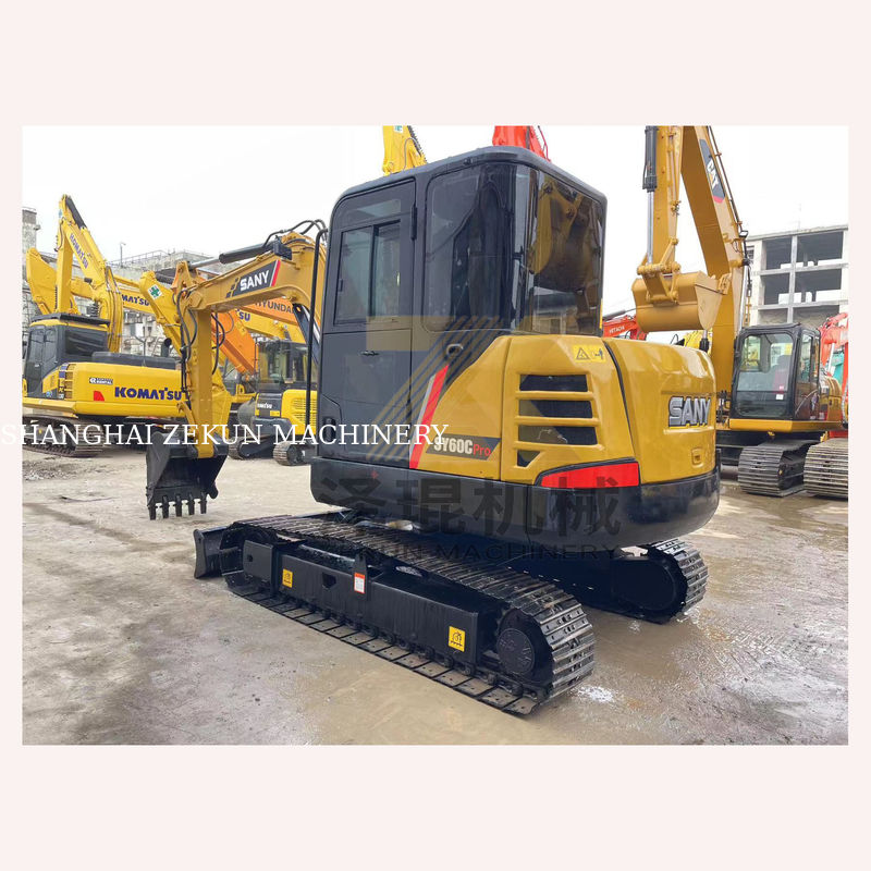 Sany SY60C Pro Crawler Excavator hydraulique avec moteur Sany et 0-2000 heures de travail