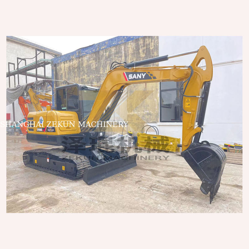 Excavateur Sany SY60C Pro utilisé 60C avec d'excellentes performances et 0-2000 heures de travail