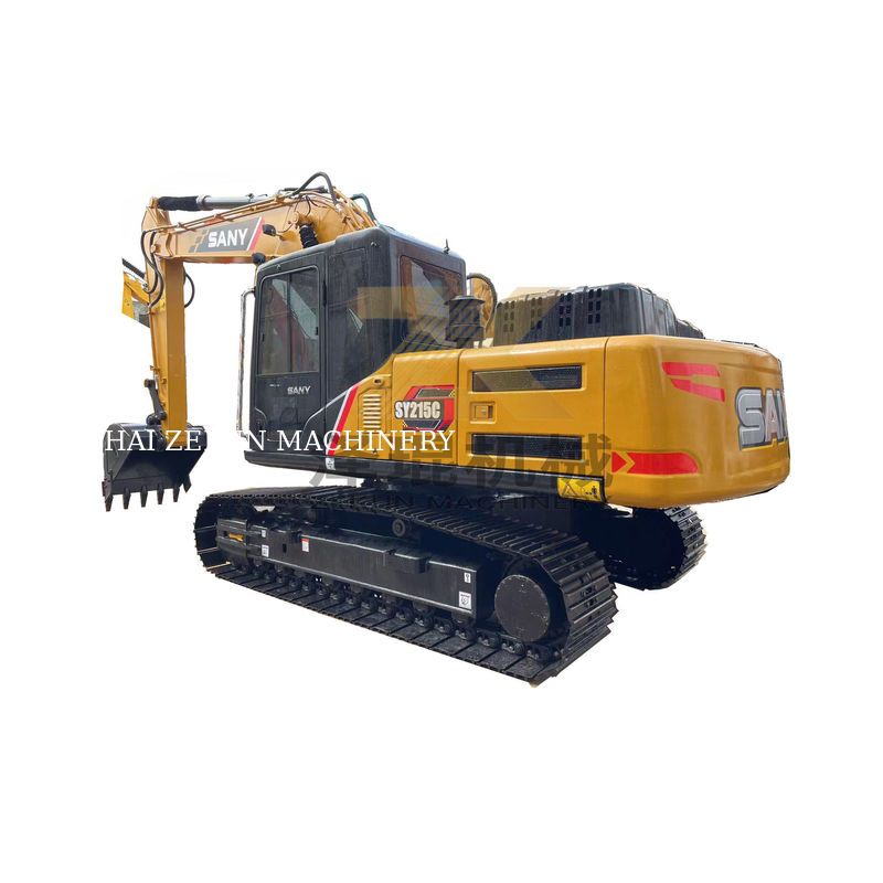 Sany Sy215c Excavatrice hydraulique à rampe 1.1 m3 Capacité de seau pour la construction