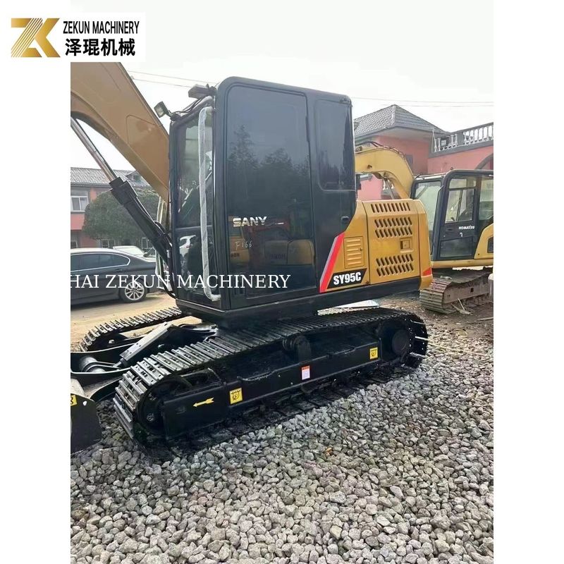 Moteur importé Sany SY95C PRO Excavator 9 Tonnes Parfait pour les projets de construction