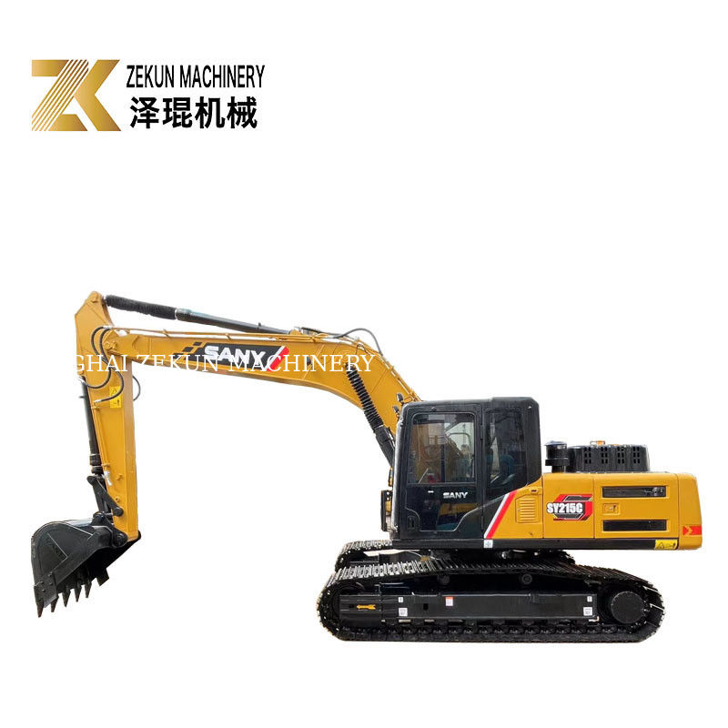 Bonne performance 21 tonnes SANY Sy215c Excavateur à rampe à 90% d'état et raisonnable