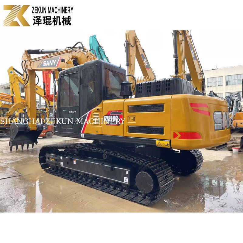 Bonne performance 21 tonnes SANY Sy215c Excavateur à rampe à 90% d'état et raisonnable