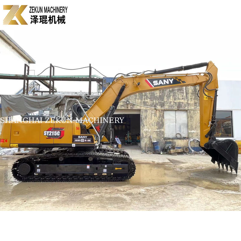 Bonne performance 21 tonnes SANY Sy215c Excavateur à rampe à 90% d'état et raisonnable