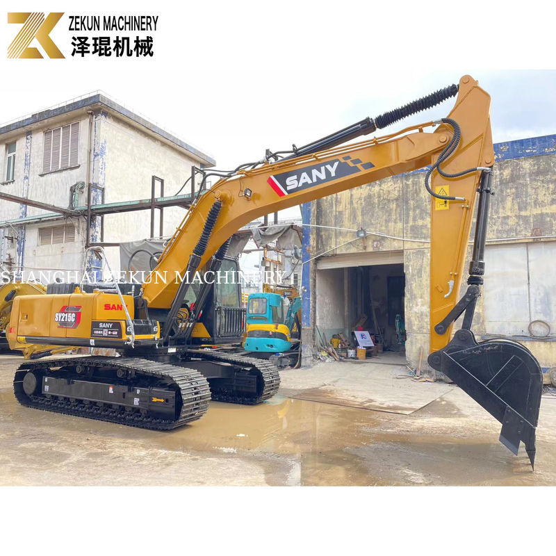 Bonne performance 21 tonnes SANY Sy215c Excavateur à rampe à 90% d'état et raisonnable
