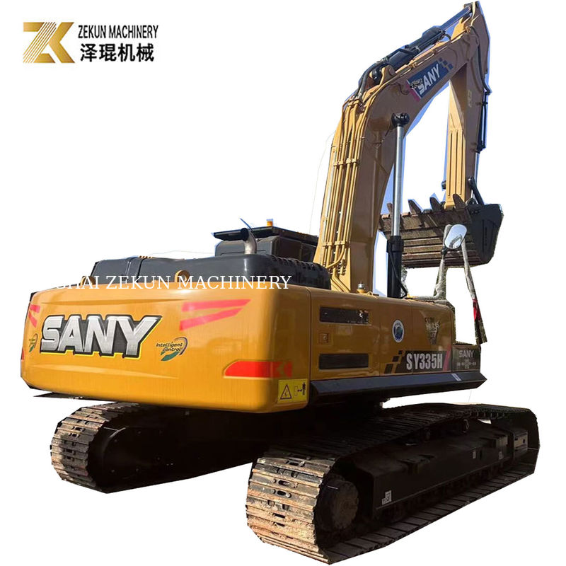 Excavateur Sany 335 d'origine utilisée avec moteur Sany Poids de la machine 35000 kg