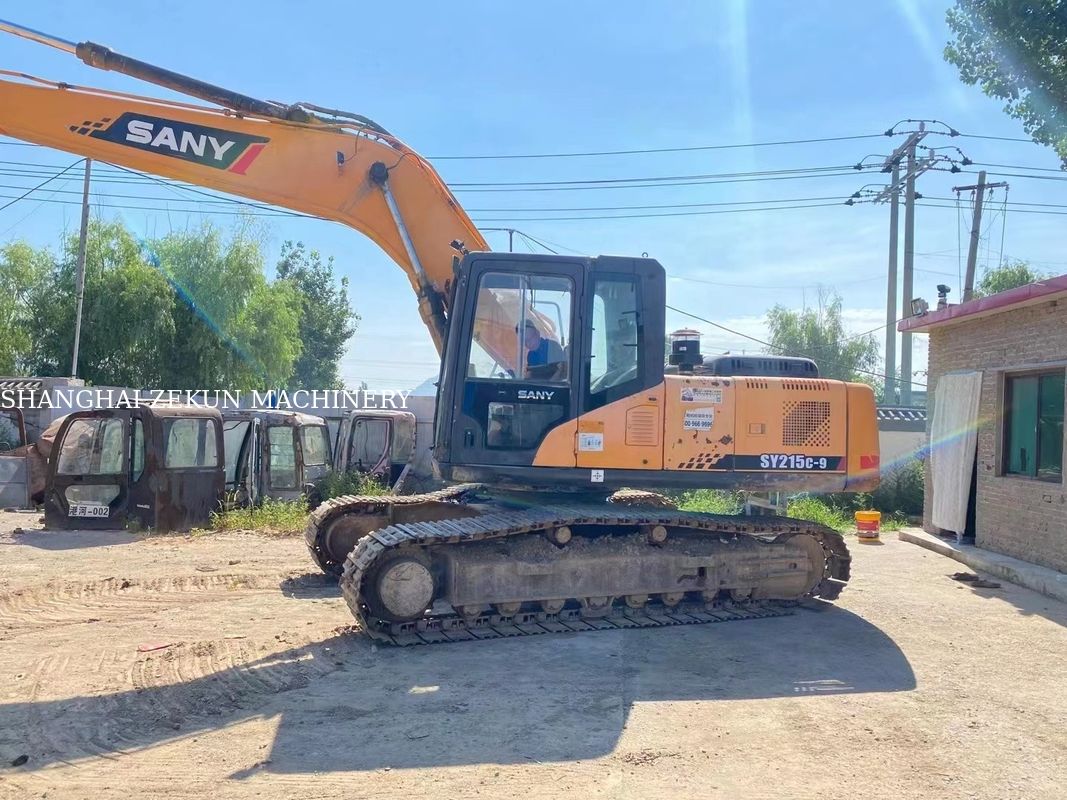 Sany SY215C-9 SY215C PRO Excavateur à rouleaux de 21 tonnes utilisé pour la construction lourde