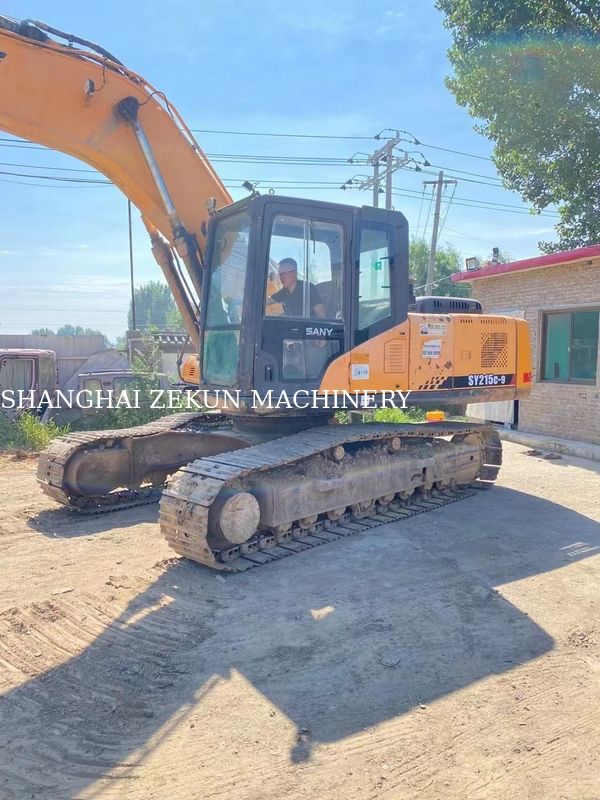 Sany SY215C-9 SY215C PRO Excavateur à rouleaux de 21 tonnes utilisé pour la construction lourde
