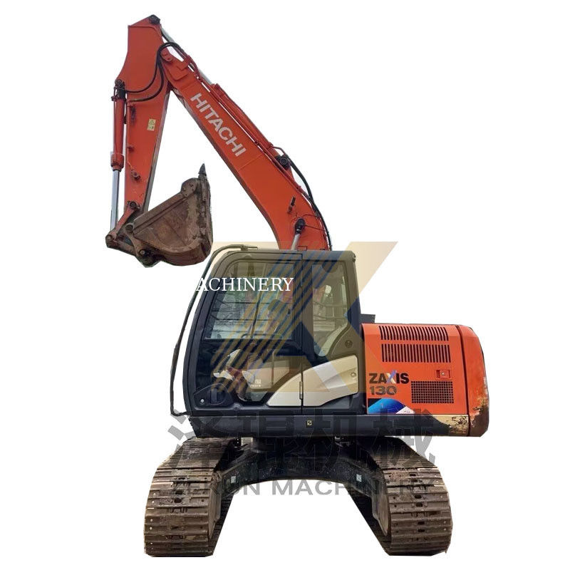 Vente directe au Japon Excavateur ZX130-5A d'occasion avec de faibles heures et une capacité de seau de 0,52 m3
