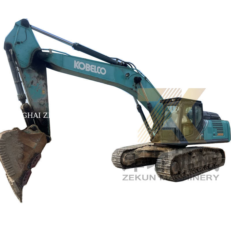 Autres cylindres hydrauliques utilisés Kobelco SK380 Excavator avec une capacité de seau de 1,9 m3