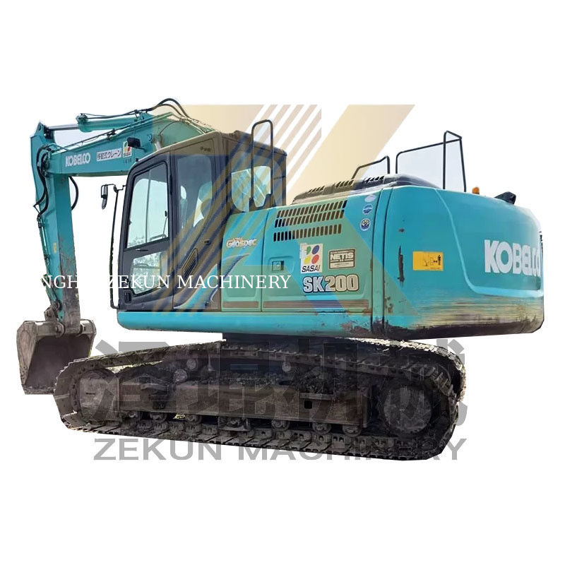 Excavateur Kobelco SK200-8 d'occasion de 20 tonnes avec un temps de travail réduit du Japon