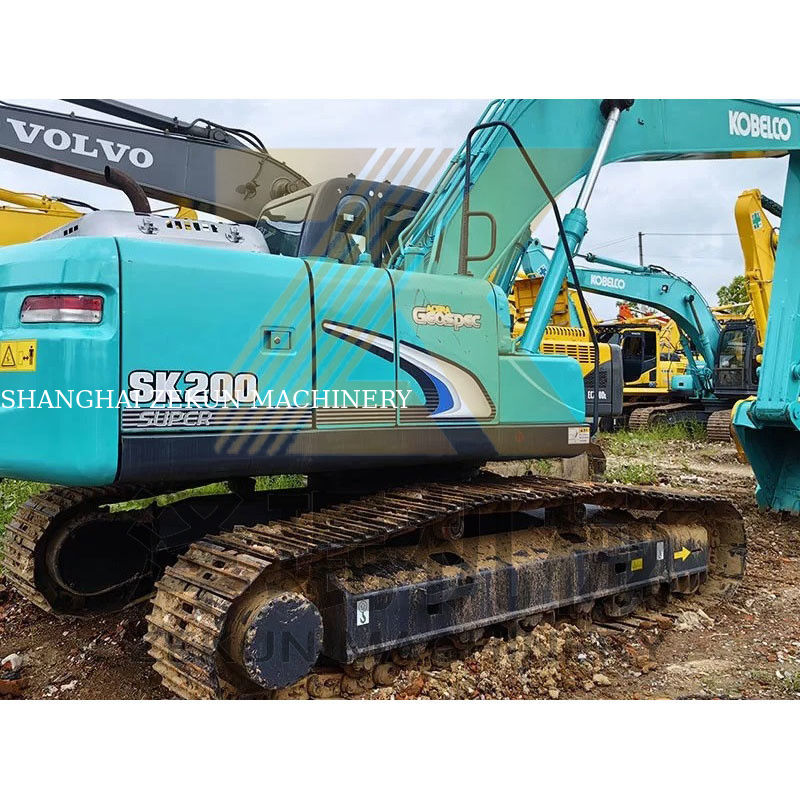 Excavatrice Kobelco SK200-8 de 20 tonnes utilisée au Japon avec un poids de fonctionnement de 20000 kg