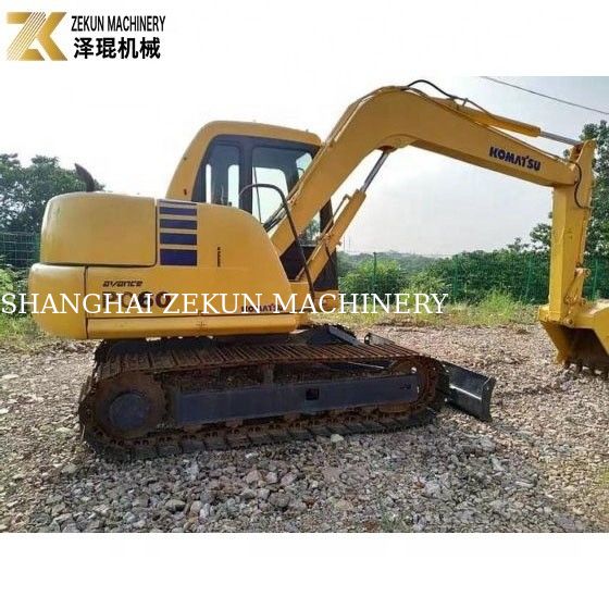 Excavateur Komatsu PC60-7 d'occasion originaire du Japon 2 tonnes Poids de fonctionnement Mini-excavateur d'occasion